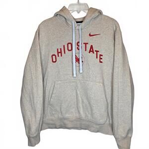Nike Men's Ohio State Buckeyes Tan Sweatshirt Size Small Embroidered
